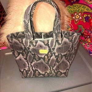 Viva Consuela snake skin tote